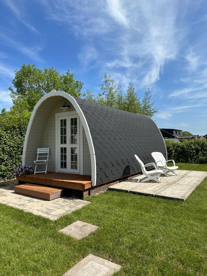 Lodge, Een Super Knus Tiny House, Nabij Vaarwater En Haven! Belt-Schutsloot Exterior photo